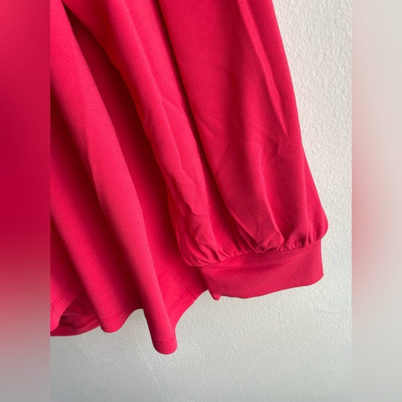 New Universal Standard Women Red Blouse Oversized Top Plus Size 4XL - Picture 7 of 10